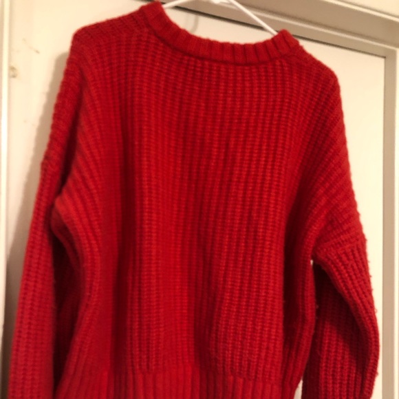 Madewell Everett Rib-Play Cable Knit Sweater - Picture 3 of 11